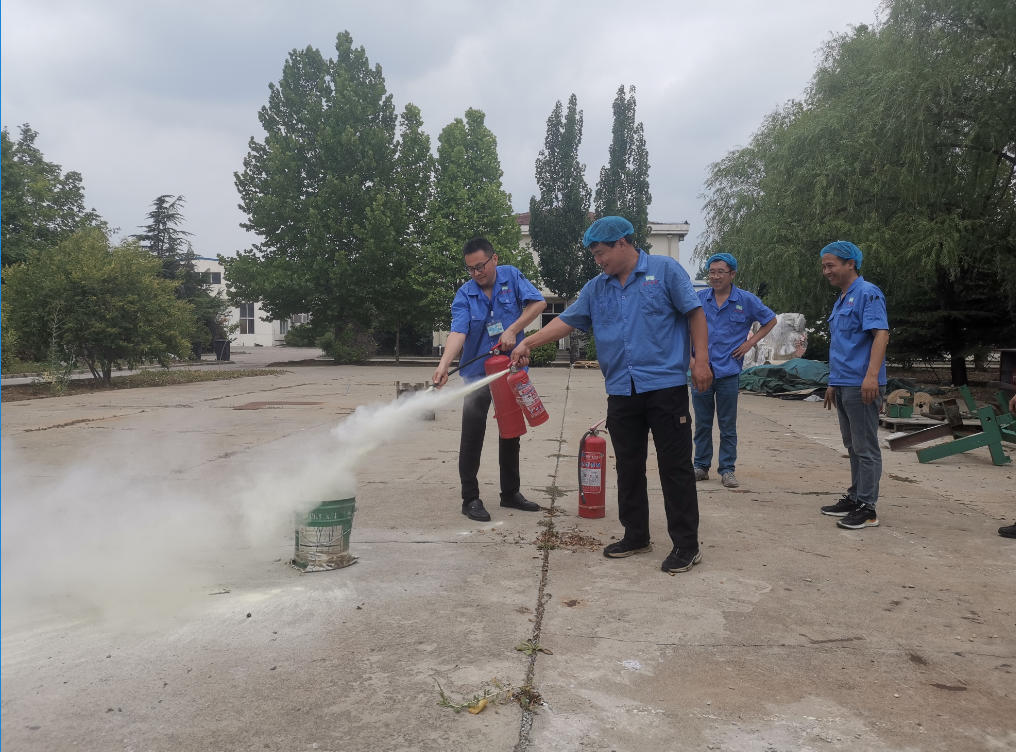 The annual fire drill was successful in Shand